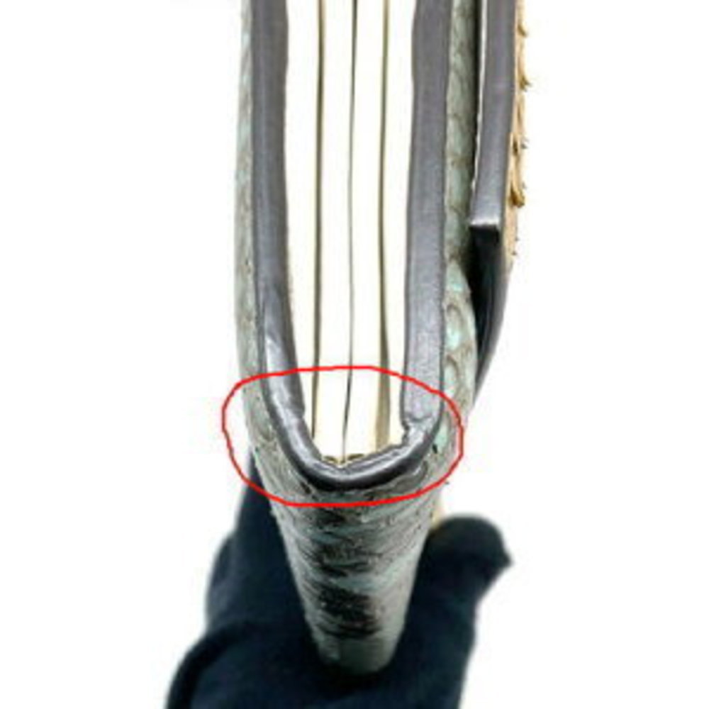 Gucci Continental Wallet Python Leather Bifold Lo… - image 3